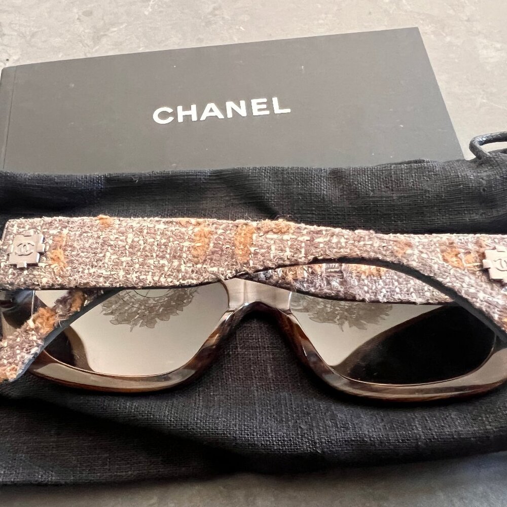 CHANEL TWEED Sunglasses - Authentic and Original - Picture 2 of 10